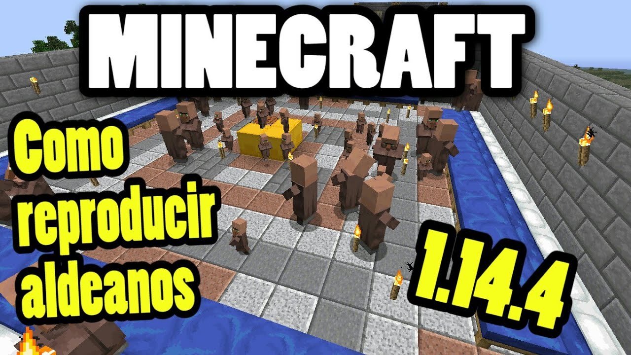 Como Reproducir Aldeanos En Minecraft