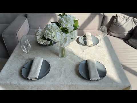 Скатертина тефлонова, водовідштовхувальна, Турецька, WATER PROFF (Під замовлення, або стандартний розмір), видео 1