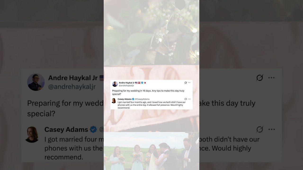 Dear Engaged Couples...