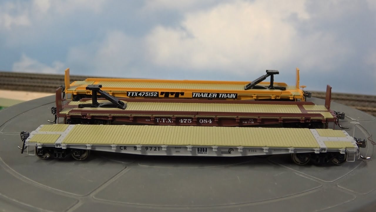 Review Rapido's F30 Flat Cars in HO Scale! Lot's o' Variations! YouTube