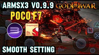 BEST SETTINGS FOR GOD OF WAR 3 ON ANDROID | ARMSX3 V.0.9.9 NEW UPDATE | PS3 EMULATOR