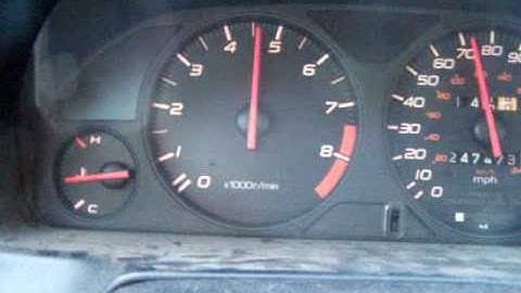 Honda Prelude JDM H22A with header and intake