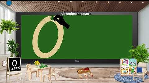 How to trace 0 zero for both right and left handed children  - Montessori