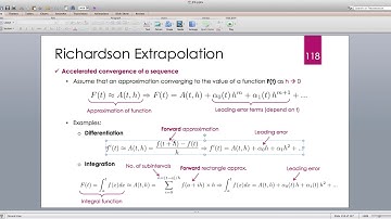 Java for Scientific Computing: Richardson Extrapolation -- Part 1