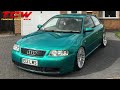 Audi A3 8L S3 Look Bagged on 3SDM Rims Tuning Project