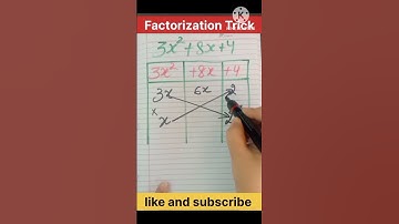 Factorization Hack: Middle Term Splitting Explained