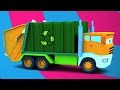 Truk Sampah Formasi dan Penggunaan | Kids Toy | Learn Vehicles | Garbage Truck Formation and Uses