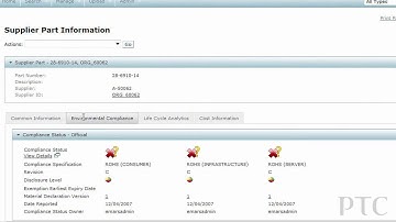 Windchill Compliance - PTC