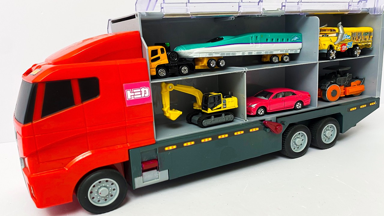 トミカ☆世界の高級な車のミニカーを開封してコンボイへ収納☆ホンダ