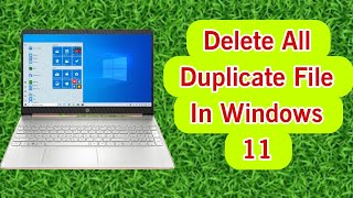 How to Delete All Duplicate File, Photos, Video, Audio in Windows 11 & laptop