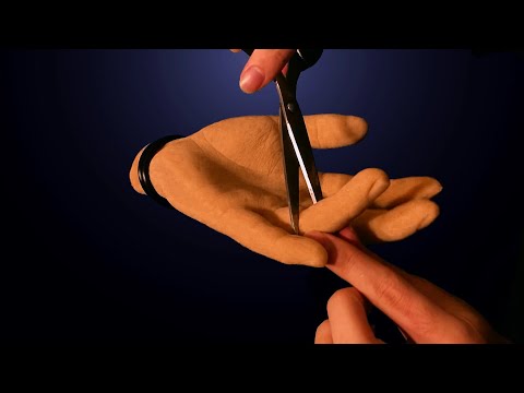 【 ASMR 】みかんを乗せたかったので手のお手入れを始めました。 ( 架空のマッサージ ) / Relaxing Hand Massage & cleaning
