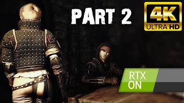The Witcher 2 Ultra Modded Playthrough Part 2 | 100+ Mods Ray Tracing Global Illumination RTX4090