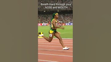 Breath tips when sprinting or running