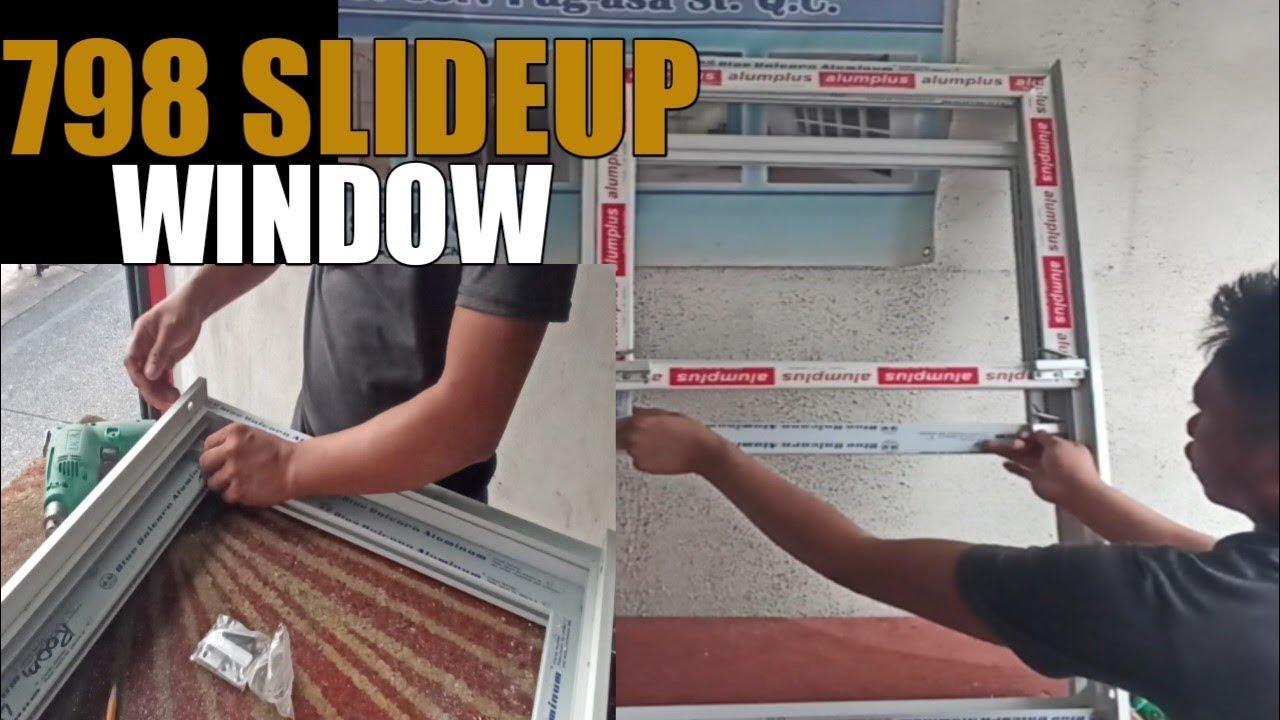 HOW TO ASSEMBLE 798 SERIES SLIDE UP WINDOW WITH SCREEN/ SLIDE UP WINDOW