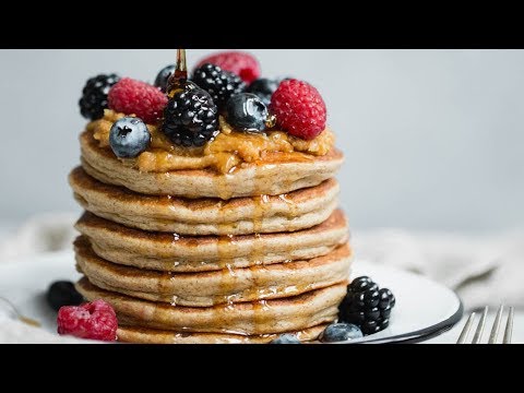Cottage Cheese Banana Oatmeal Protein Pancakes Youtube