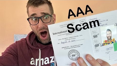 ★☆☆☆☆ SCAM Alert: AAA’s International Driving Permit, 37 Country World Traveler Review - IDP License