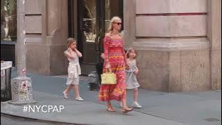NICKY Hilton out with her two daughters on Mother's Day in New York City
