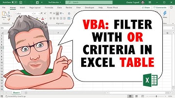 Excel VBA Code to Filter with OR Criteria in an Excel Table