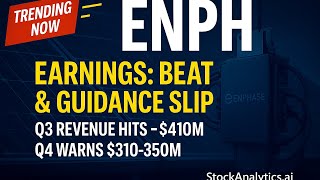 Enph Earnings Revealed Mive Beat But Guidance Slips Enphase Energy Q3 2025 Breakdown