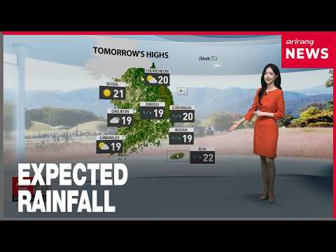 [Weather] Warmer weekend, typhoon brings rain mainly across southern regions