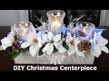 Centerpiece ideas: DIY Christmas Glam Centerpiece : Xmas Decor