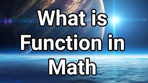 What is Function in Math. Urdu/ English