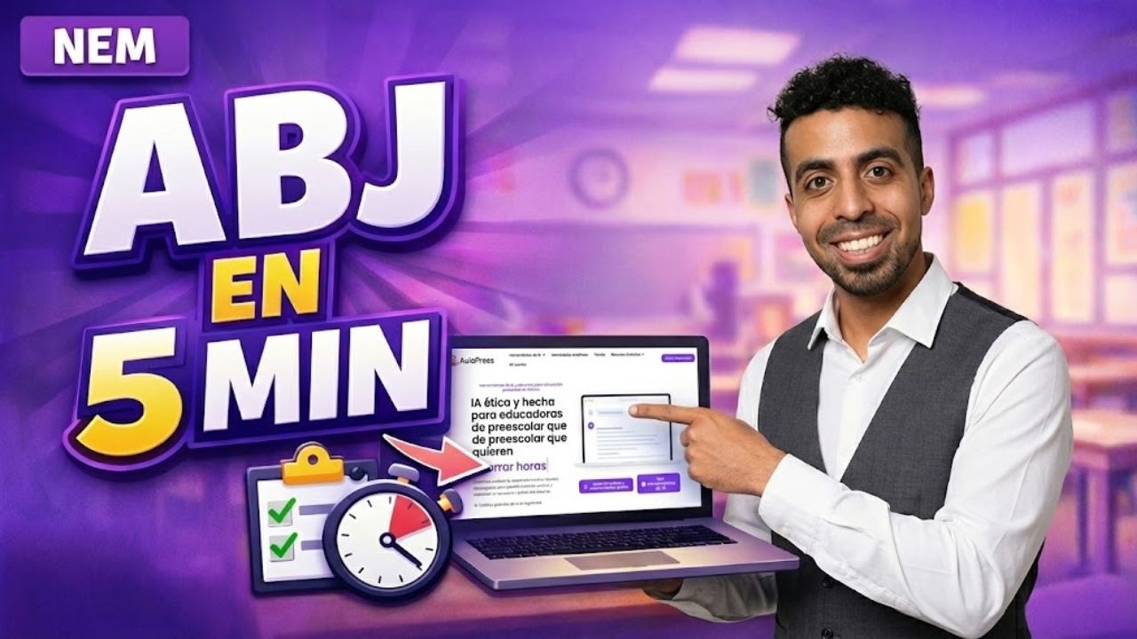 ¿Cómo planear un ABJ profesional en minutos? Preescolar | NEM