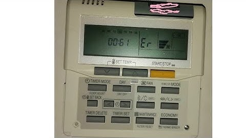 O General AC Error Er Codes How To Fix Error ✅👍
