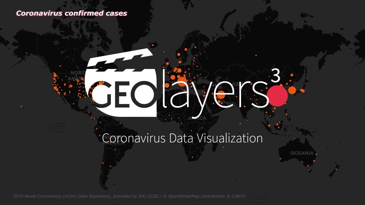 Create a World Data Visualization for Coronavirus using GEOlayers - YouTube