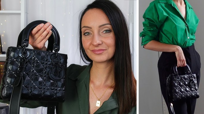 True-to-ORIGINAL] Christian Dior Mini Lady Dior Bag Black For Women 17cm -  Clothingta