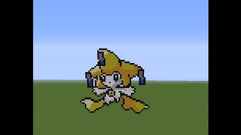 pixelart de jirachi