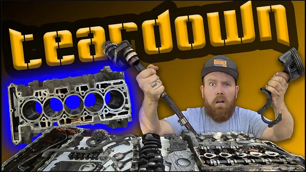 Live 5 Cylinder Engine Teardown
