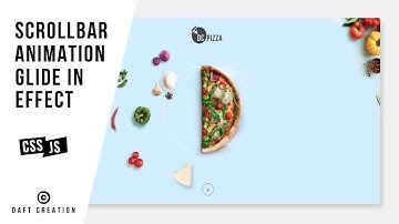 Scrollbar Animation | Glide In Effect | CSS - JQUERY Tutorial  2019