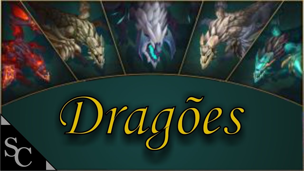 Dragões Elementais e Dragão Ancião de League of Legends - YouTube