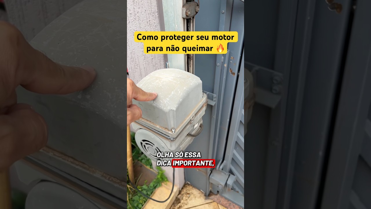 COMO PROTEGER O MOTOR DO PORTÃO PARA NÃO QUEIMAR?!🔥