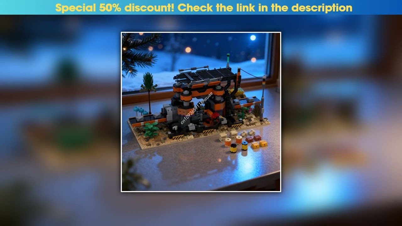 Best 1506pcs MOC Satisfactory Constructor Model Building Blocks Toy Construction Assemble Christmas