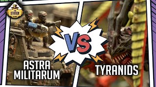 TYRANIDS vs ASTRA MILITARUM I Battlereport 1500pts I Warhammer 40000