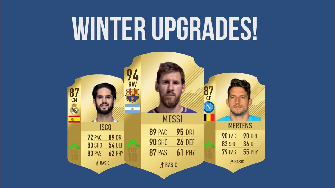 FIFA 18 POTENTIAL WINTER UPGRADES!