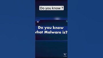 Do you know ? What is a malware how to remove virus #shorts #information #malware #facts #technology