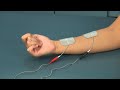 Electrode placement for finger flexion