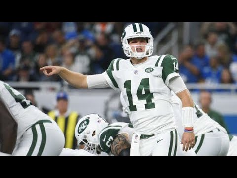 Sam Darnold Lead NY Jets To 48 - 17 Win Over Detroit Lions, Defense Picks Matt Stafford 4 Times