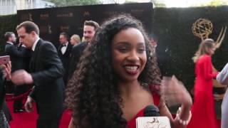 Genneya Walton of MC2 Project Attends the 43rd Creative Arts Emmy Awards