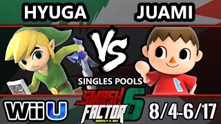 Smash Factor 6 Smash 4 - Hyuga (Toon Link) vs. Juami (Villager) - Smash Wii U
