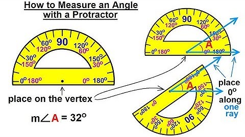 Geometry - Ch. 1: Basic Concepts (17 of 49) How to Measure an Angle with a Protractor
