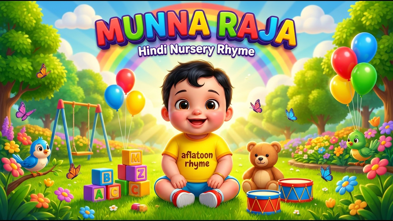 Munna Rai Munna Raja Rhyme 🍼👑 | Hindi Nursery Rhymes for Kids | Baby Songs | Kids ...