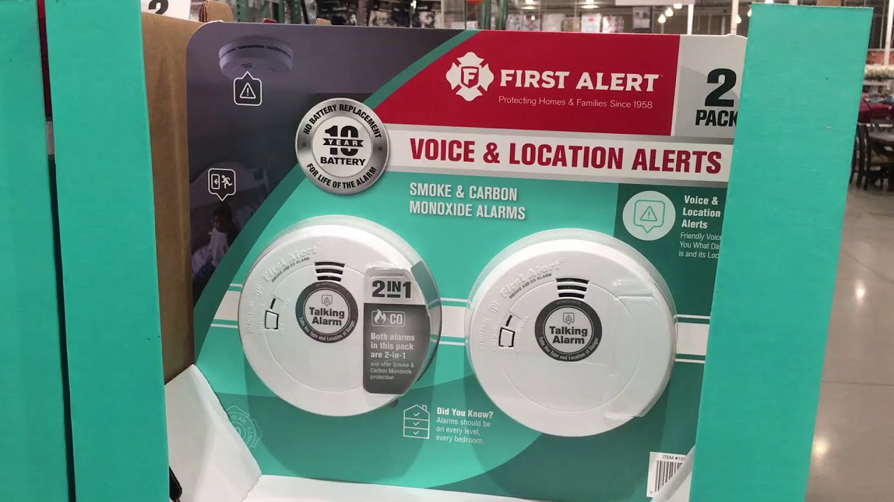 First Alert Smoke and Carbon Monoxide Alarm 2 Pack Costco 49.99