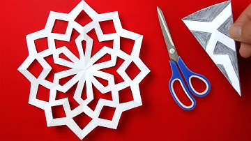 How To Make Cool Paper Snowflakes Easily!
