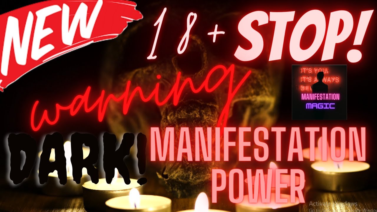 MANIFESTATION MAGIC ALEXANDER WILSON: How To Manifest: Dark manifestation