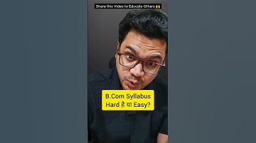 B.Com Latest Syllabus 2025 | B.Com Subject Explain | By Sunil Adhikari #shorts #career