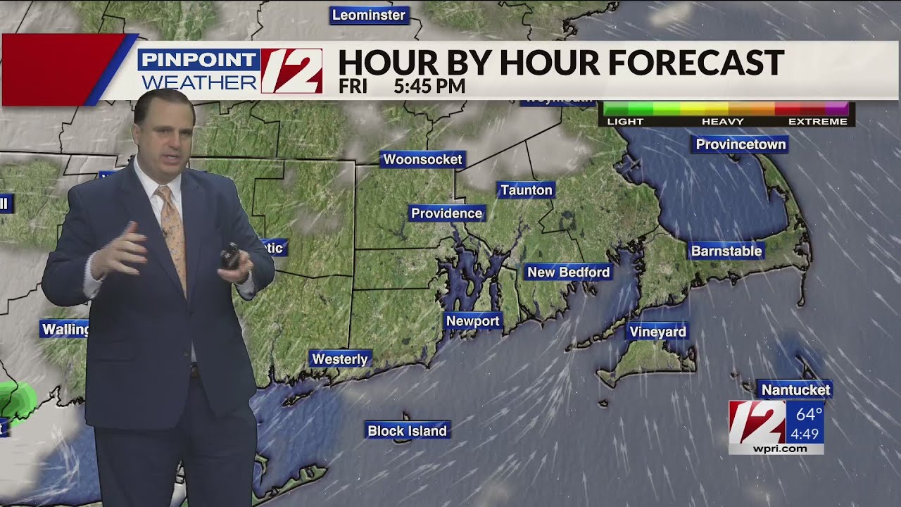 WPRI 12 Weather Forecast 6/7/24: Warmer Today with a Brief Shower or ...